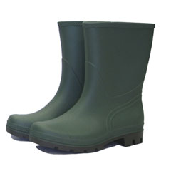 Town & Country Essentials Half Length Wellington Boot - Green