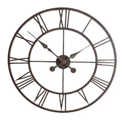 Town and Country Outdoor Roman Clock 30in