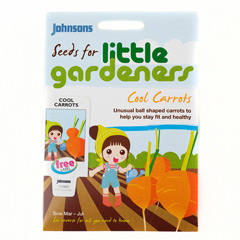 Johnsons Little Gardeners Vegetables - Mini Basketball Carrots