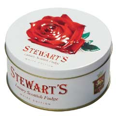 Stewarts Luxury Fudge 125g - Red Rose