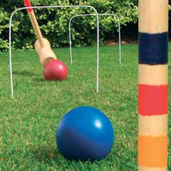 Garden Games - Wooden Garden Croquet Set