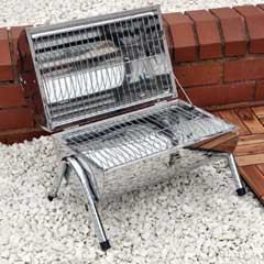 Portable Stainless Steel Barrel BBQ