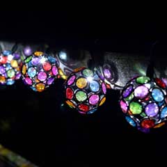 Smart Garden Solar Multi-Glow Gems String Light - 10 LED