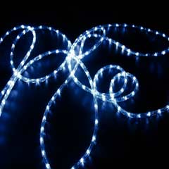 Christmas 240 LED Rope Light White - 10m