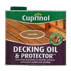 Cuprinol UV Guard Decking Oil - Natural Oak 2.5 Litre