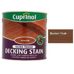 Cuprinol Ultra Tough Decking Stain 2.5 Litre - Boston Teak