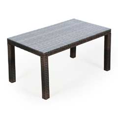 Ellister Eden Rattan Rectanglar Coffee Table