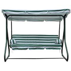 Greenfingers Deluxe 3 Seater Padded Swing Bed