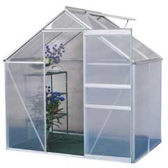 Greenfingers Aluminium Greenhouse 4 x 6ft