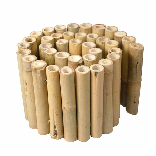 1m Bamboo Garden Edging - H15cm