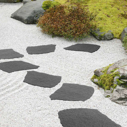 Greenfingers Recycled Rubber Stepping Stone - Grey