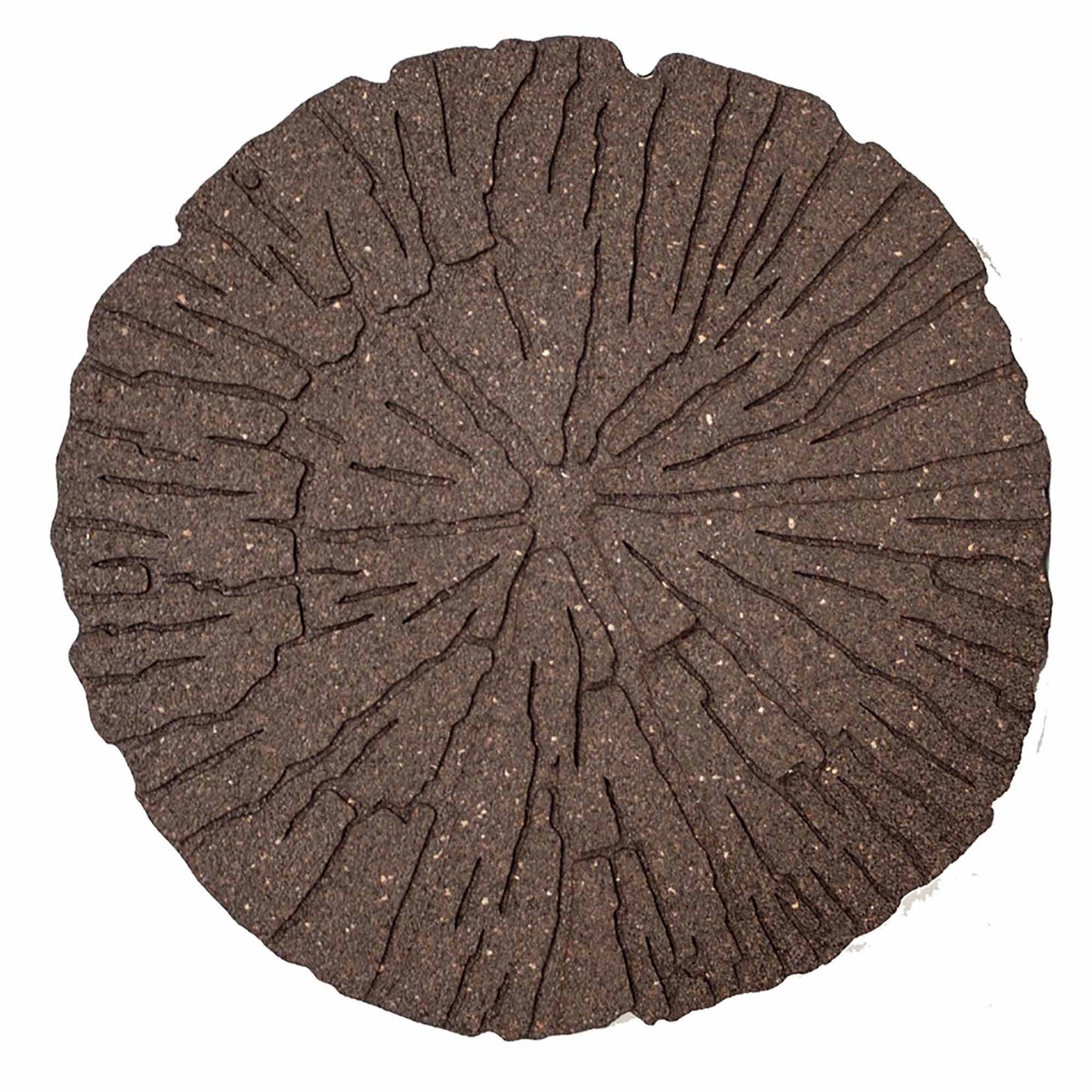 Greenfingers Recycled Rubber Cracked Log Stepping Stone