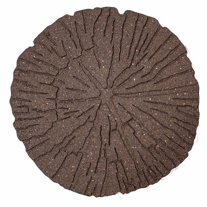 Greenfingers Recycled Rubber Cracked Log Stepping Stone