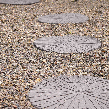 Greenfingers Recycled Rubber Cracked Log Stepping Stone