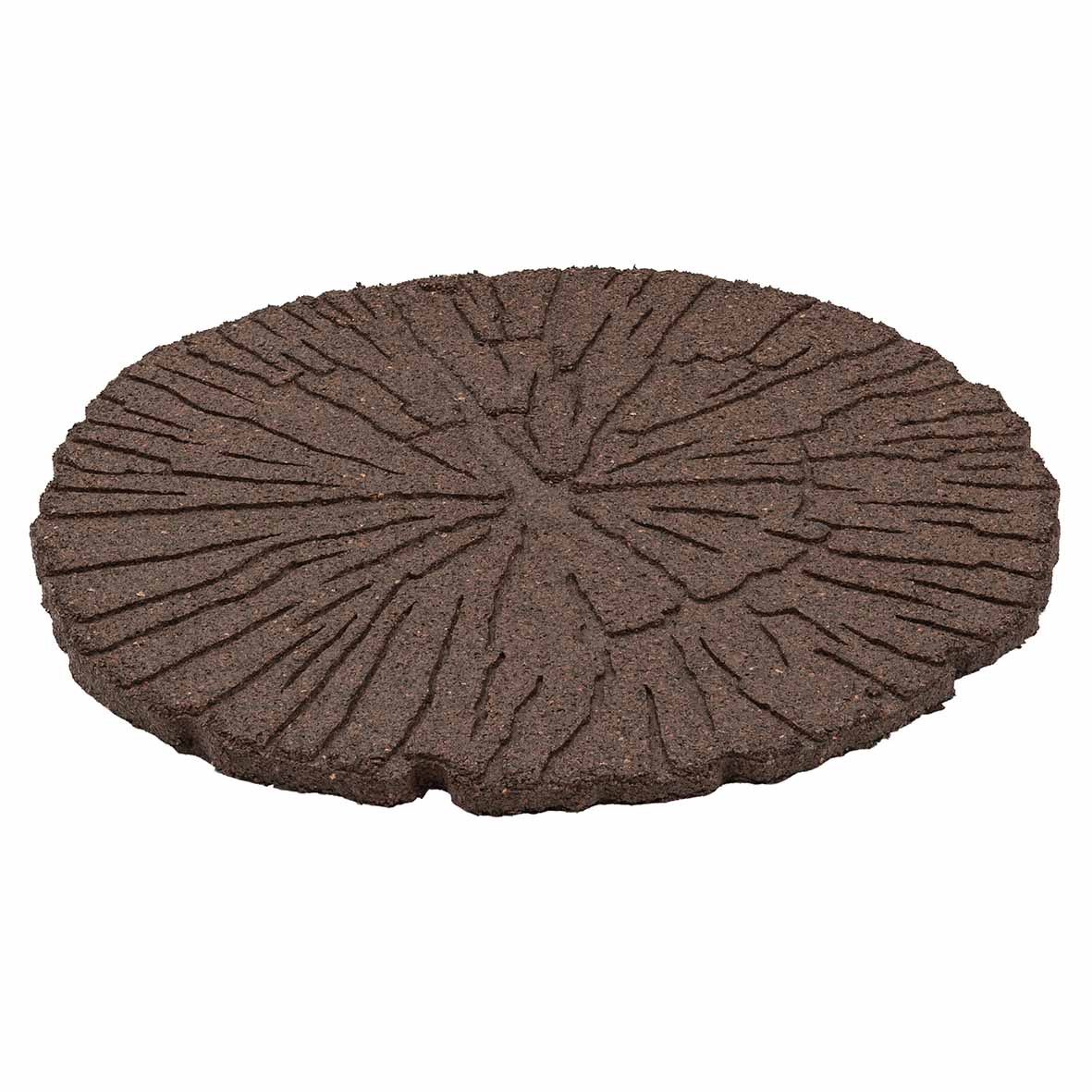 Greenfingers Recycled Rubber Cracked Log Stepping Stone
