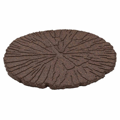 Greenfingers Recycled Rubber Cracked Log Stepping Stone