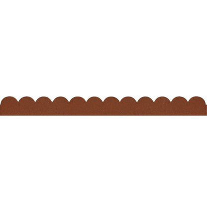 1.2m Recycled Rubber Lawn Edging - Flexi Curve Scallop - H10cm