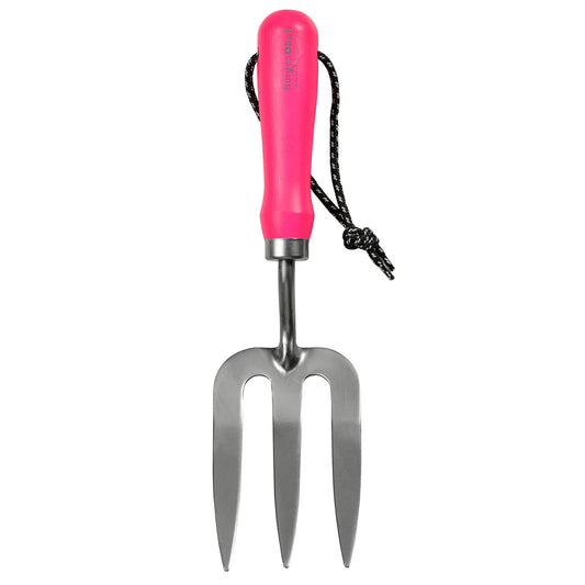 Burgon & Ball FloraBrite Hand Fork - Pink