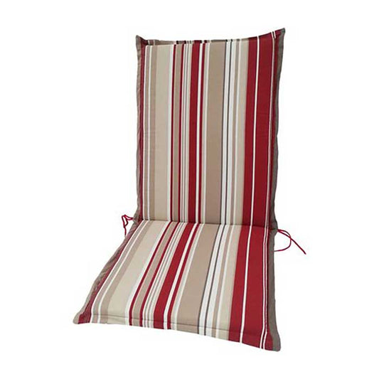 Ellister Recliner Cushion - Bordeaux Stripe