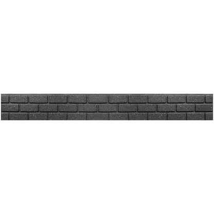 1.2m Recycled Rubber Lawn Edging - Ultra Curve Border Bricks