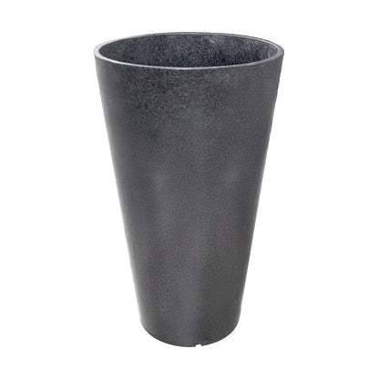 Tierra Verde Concerto Planter - Steel Grey - W30cm x D30cm x H50cm