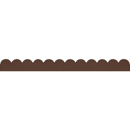 1.2m Recycled Rubber Lawn Edging - Flexi Curve Scallop - H10cm