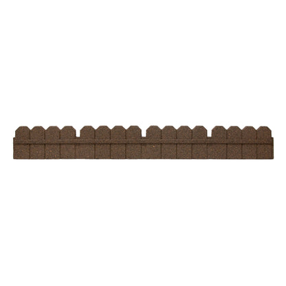1.2m Recycled Rubber Lawn Edging - Ultra Curve Maryland - H15cm