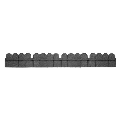 1.2m Recycled Rubber Lawn Edging - Ultra Curve Maryland - H15cm