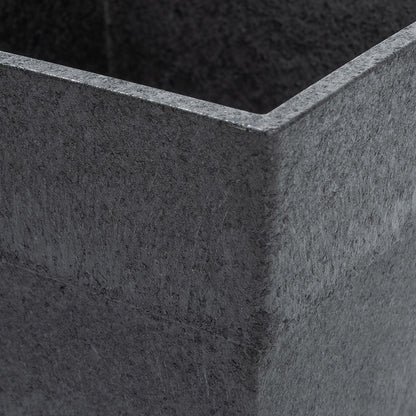 Tierra Verde Symphony Square Planter 71cm - Steel Grey