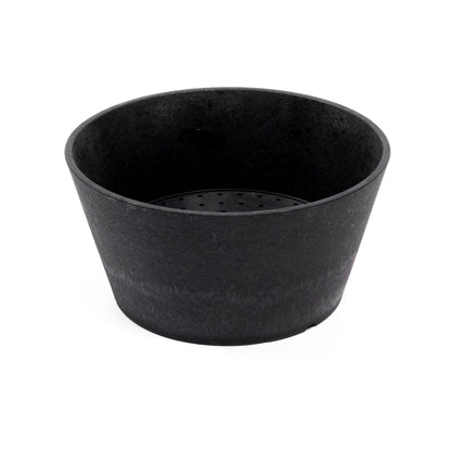 Tierra Verde Octavia Round Planter 15cm - Slate