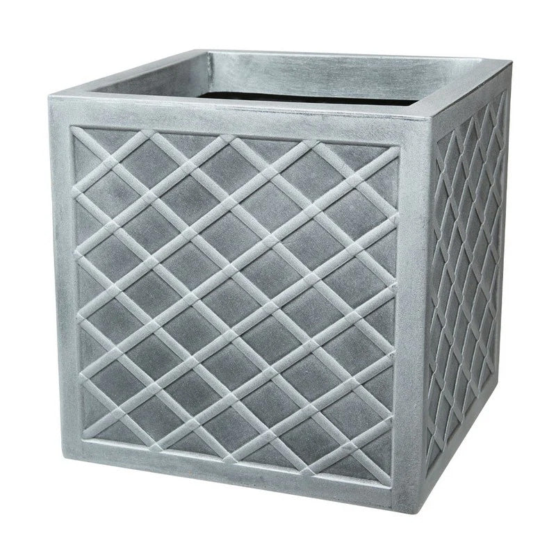 Strata Lazio Square Planter - W32cm